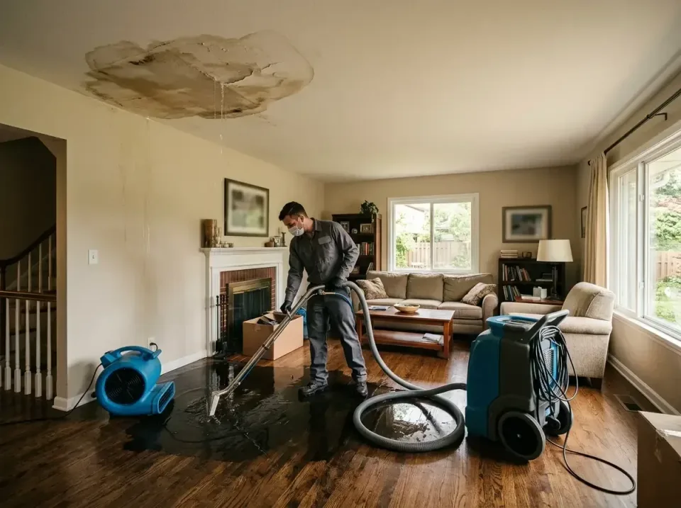 attic-pipe-burst-ceiling-drip-008 — frequently asked questions, Water Damage Restoration & Carpet Care in Minnetrista, MN